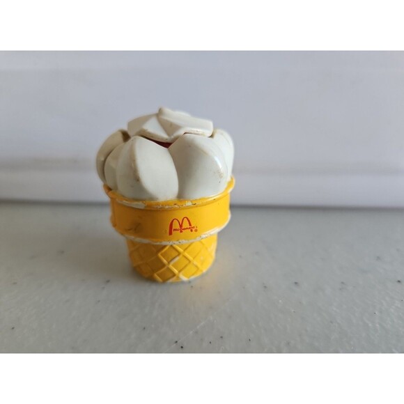 McDonalds Changeables Robot Ice Cream Cone Happy Meal Toys 1988 Vintage 80s VTG - Picture 5 of 5